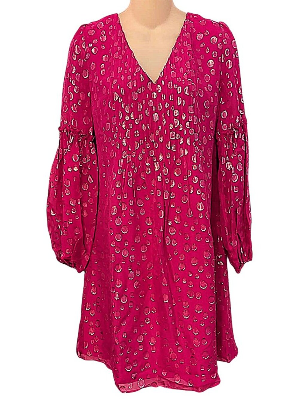 Lilly Pulitzer Cleme Silk Dress in Mystique Pink/Silk Bubbly Clip NWT - Size 2 - Picture 9 of 11